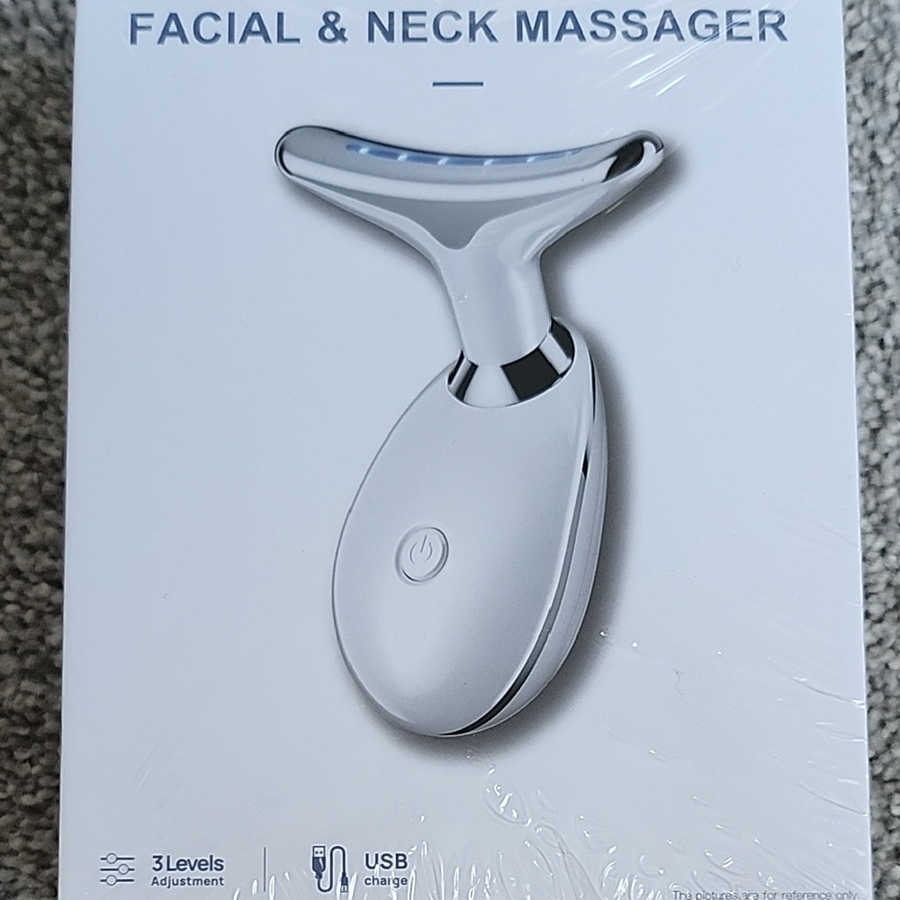 Silver Facial & Neck Massager